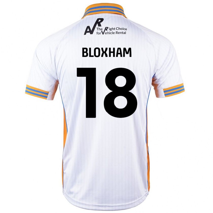 Kandiny Niño Camiseta Tom Bloxham #18 Blanco 2ª Equipación 2024/25 La Camisa Chile