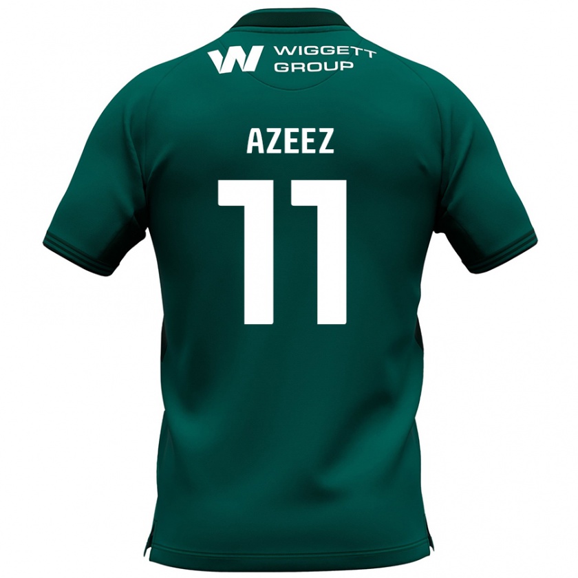 Kandiny Niño Camiseta Femi Azeez #11 Verde 2ª Equipación 2024/25 La Camisa Chile