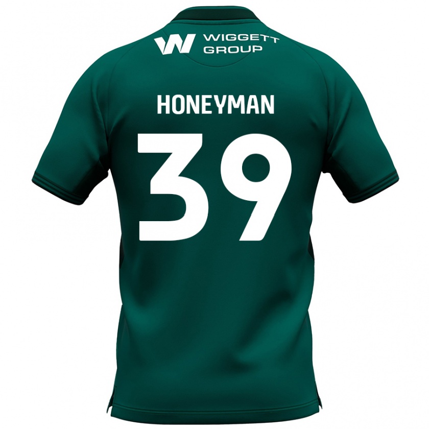 Kandiny Niño Camiseta George Honeyman #39 Verde 2ª Equipación 2024/25 La Camisa Chile