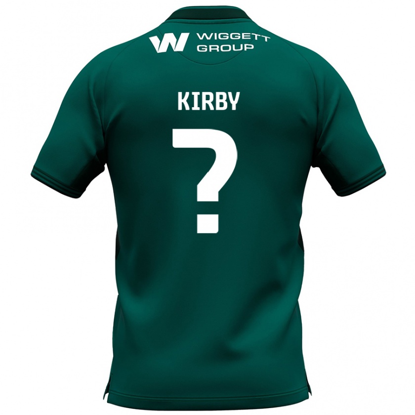 Kandiny Niño Camiseta Archie Kirby #0 Verde 2ª Equipación 2024/25 La Camisa Chile