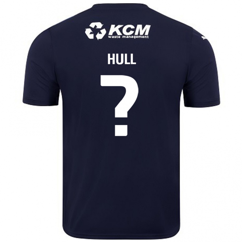 Kandiny Niño Camiseta Jake Hull #0 Azul Marino 2ª Equipación 2024/25 La Camisa Chile