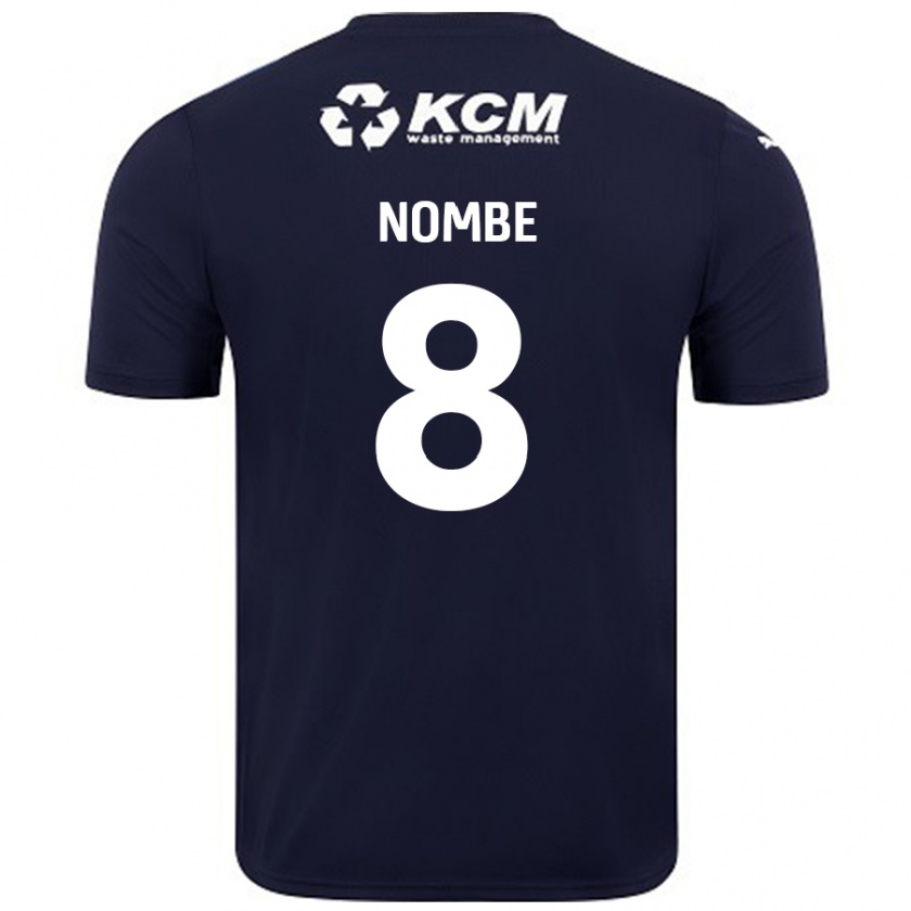 Kandiny Niño Camiseta Sam Nombe #8 Azul Marino 2ª Equipación 2024/25 La Camisa Chile