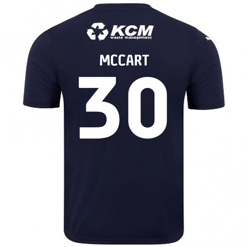 Kandiny Niño Camiseta Jamie Mccart #30 Azul Marino 2ª Equipación 2024/25 La Camisa Chile