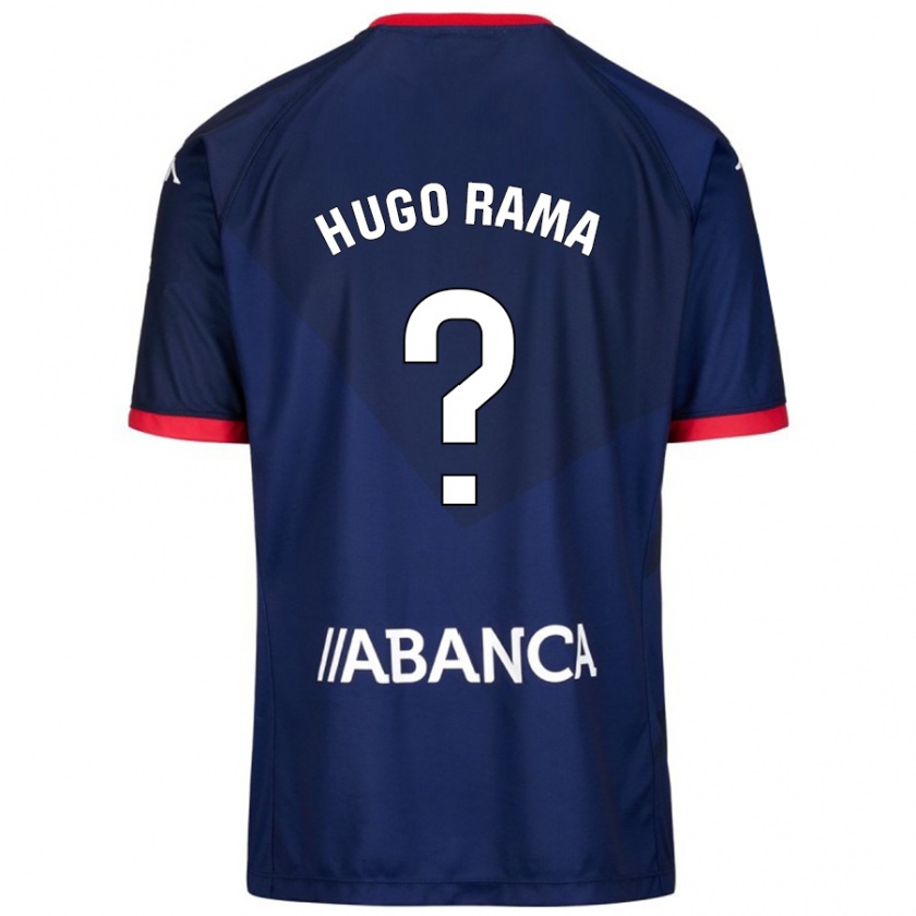 Kandiny Niño Camiseta Hugo Rama #22 Azul Marino 2ª Equipación 2024/25 La Camisa Chile