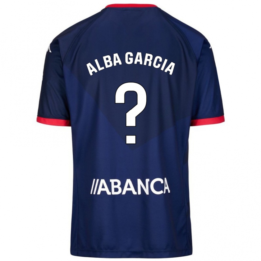 Kandiny Niño Camiseta Lucía Alba García #13 Azul Marino 2ª Equipación 2024/25 La Camisa Chile