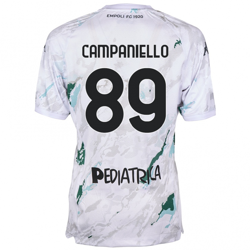 Kandiny Niño Camiseta Thomas Campaniello #89 Gris 2ª Equipación 2024/25 La Camisa Chile