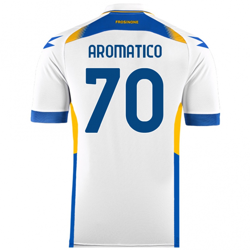 Kandiny Niño Camiseta Raul Aromatico #70 Blanco 2ª Equipación 2024/25 La Camisa Chile