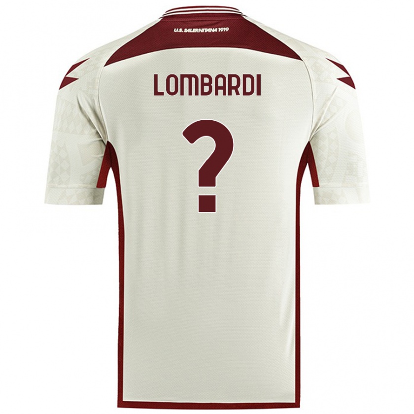 Kandiny Niño Camiseta Lorenzo Lombardi #0 Color Crema 2ª Equipación 2024/25 La Camisa Chile