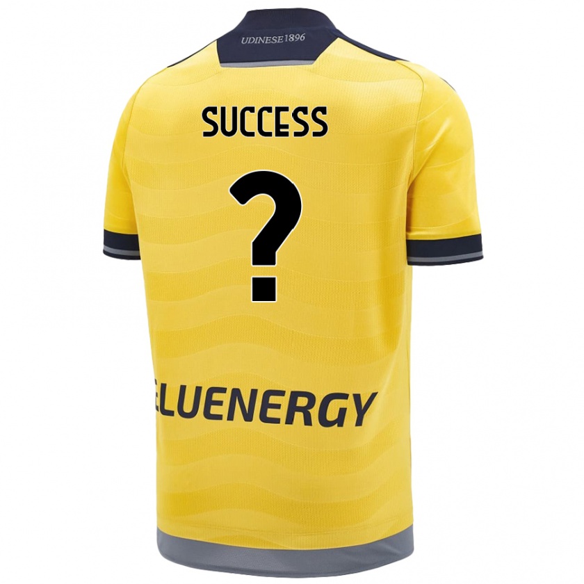 Kandiny Niño Camiseta Isaac Success #0 Dorado 2ª Equipación 2024/25 La Camisa Chile