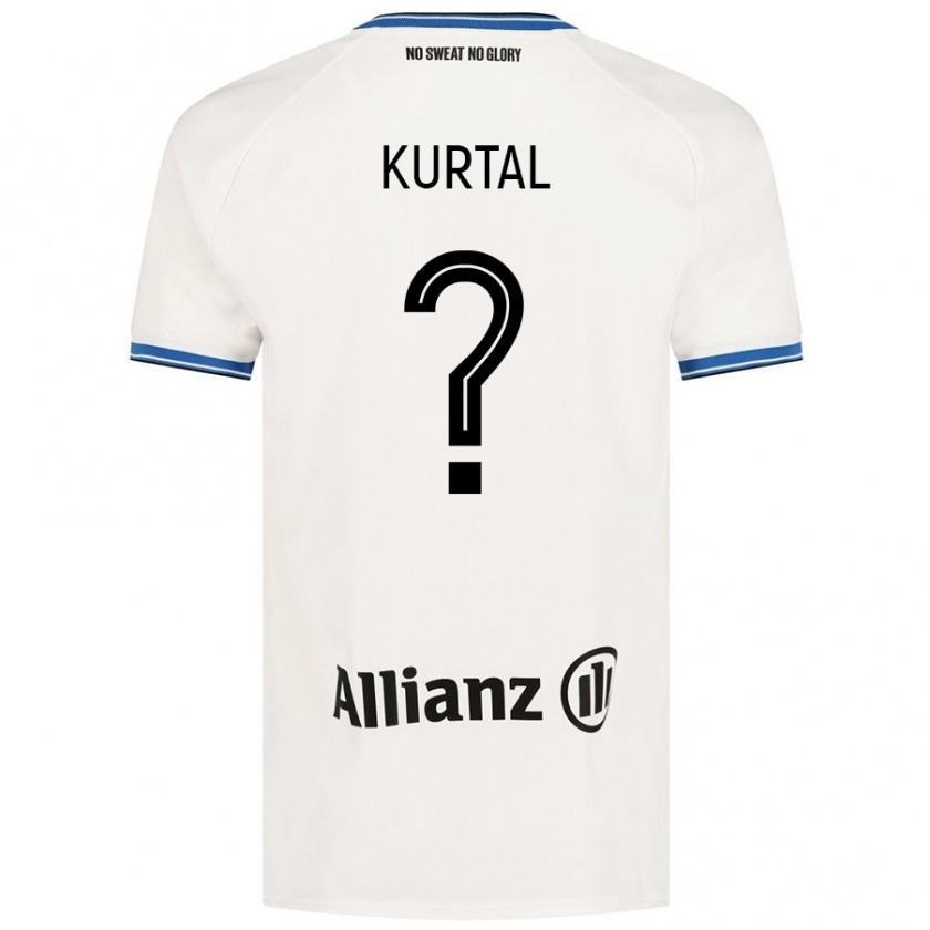 Kandiny Niño Camiseta Utku Kurtal #0 Blanco 2ª Equipación 2024/25 La Camisa Chile