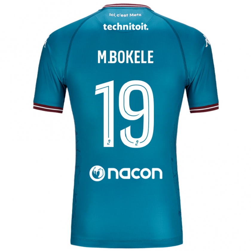 Kandiny Niño Camiseta Morgan Bokele #19 Azul Petróleo 2ª Equipación 2024/25 La Camisa Chile