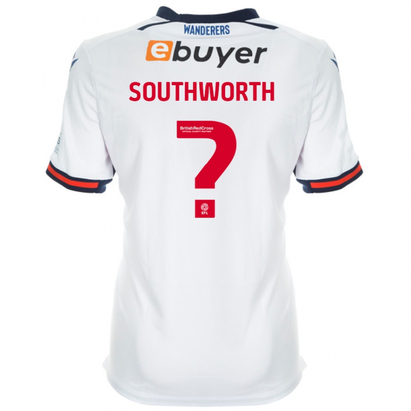 Kandiny Hombre Camiseta Ellie Southworth #0 Blanco 1ª Equipación 2024/25 La Camisa Chile