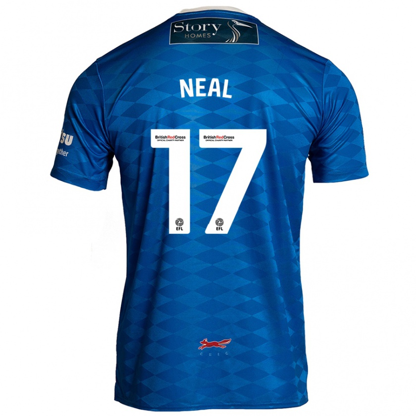 Kandiny Hombre Camiseta Harrison Neal #17 Azul 1ª Equipación 2024/25 La Camisa Chile