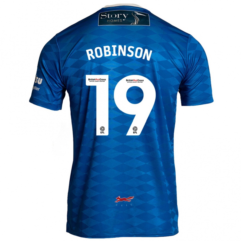 Kandiny Hombre Camiseta Jack Robinson #19 Azul 1ª Equipación 2024/25 La Camisa Chile