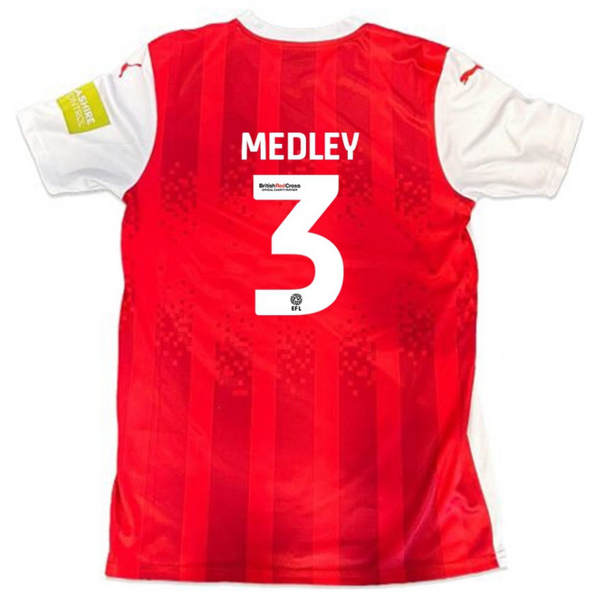 Kandiny Hombre Camiseta Zech Medley #3 Rojo Blanco 1ª Equipación 2024/25 La Camisa Chile