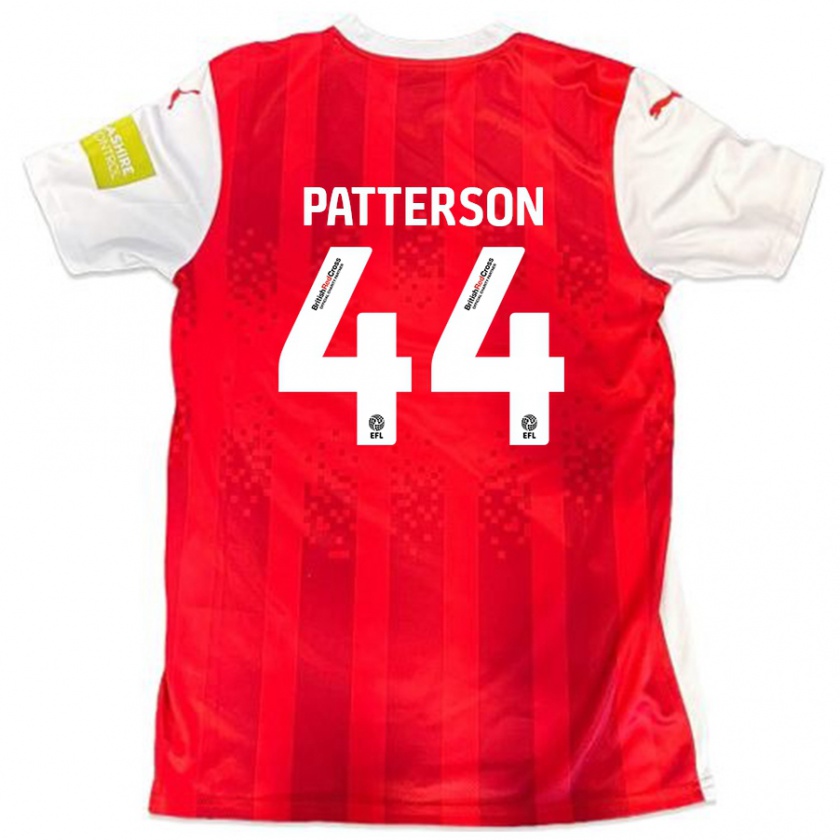 Kandiny Hombre Camiseta Phoenix Patterson #44 Rojo Blanco 1ª Equipación 2024/25 La Camisa Chile