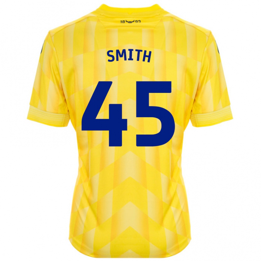 Kandiny Hombre Camiseta Max Smith #45 Amarillo 1ª Equipación 2024/25 La Camisa Chile