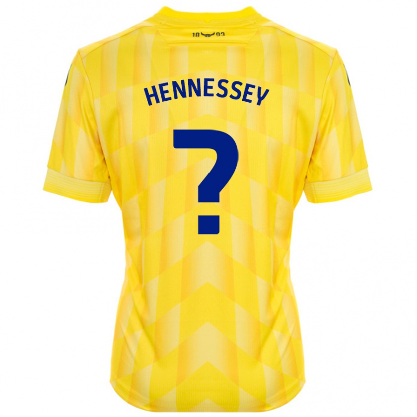 Kandiny Hombre Camiseta Laura Hennessey #0 Amarillo 1ª Equipación 2024/25 La Camisa Chile