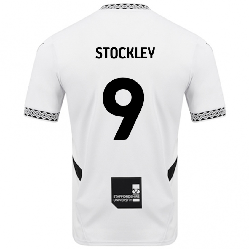 Kandiny Hombre Camiseta Jayden Stockley #9 Blanco 1ª Equipación 2024/25 La Camisa Chile