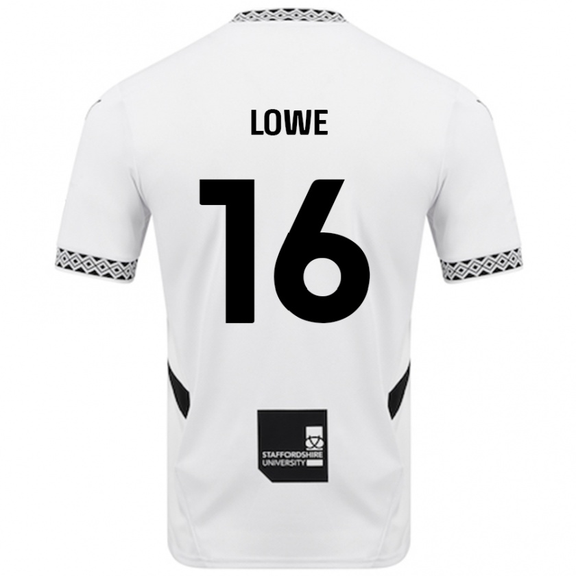 Kandiny Hombre Camiseta Jason Lowe #16 Blanco 1ª Equipación 2024/25 La Camisa Chile