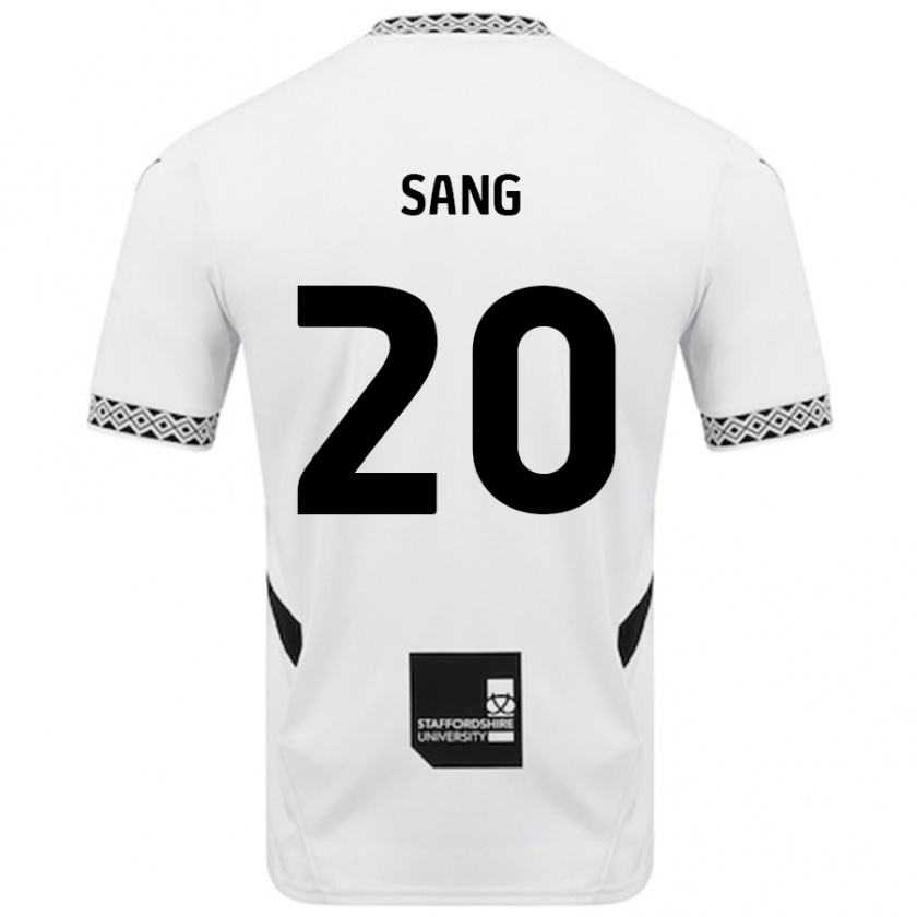 Kandiny Hombre Camiseta Tom Sang #20 Blanco 1ª Equipación 2024/25 La Camisa Chile