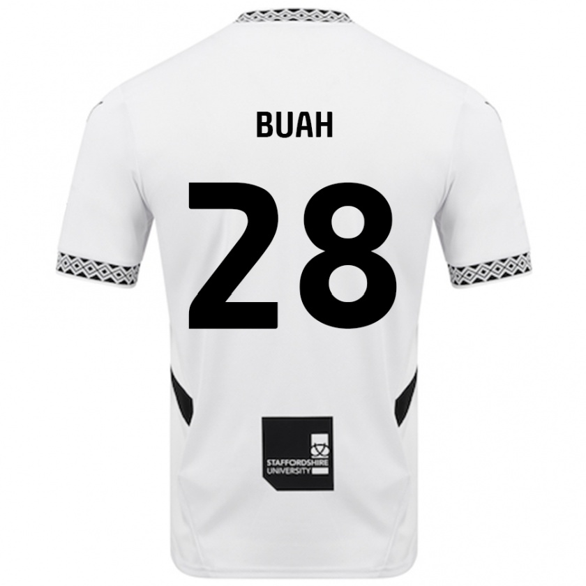 Kandiny Hombre Camiseta Andrew Buah #28 Blanco 1ª Equipación 2024/25 La Camisa Chile