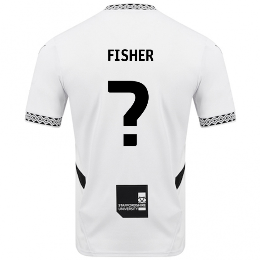 Kandiny Hombre Camiseta Elijah Fisher #0 Blanco 1ª Equipación 2024/25 La Camisa Chile