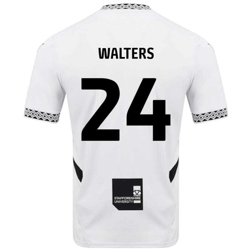 Kandiny Hombre Camiseta Rhys Walters #24 Blanco 1ª Equipación 2024/25 La Camisa Chile