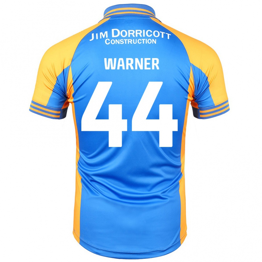 Kandiny Hombre Camiseta James Warner #44 Azul Ámbar 1ª Equipación 2024/25 La Camisa Chile