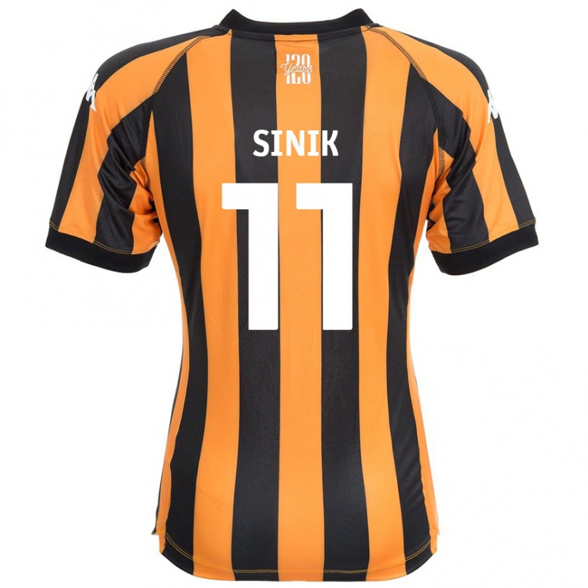 Kandiny Hombre Camiseta Doğukan Sinik #11 Negro Ámbar 1ª Equipación 2024/25 La Camisa Chile