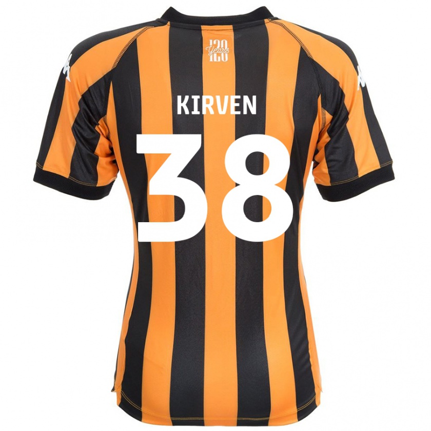 Kandiny Hombre Camiseta Tess Kirven #38 Negro Ámbar 1ª Equipación 2024/25 La Camisa Chile