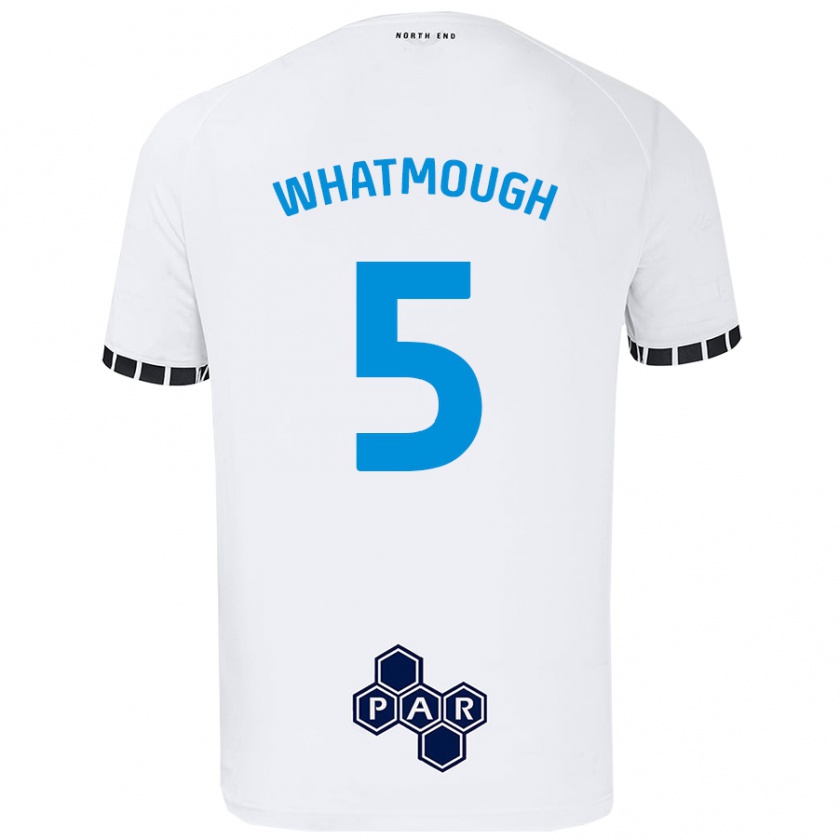 Kandiny Hombre Camiseta Jack Whatmough #5 Blanco 1ª Equipación 2024/25 La Camisa Chile