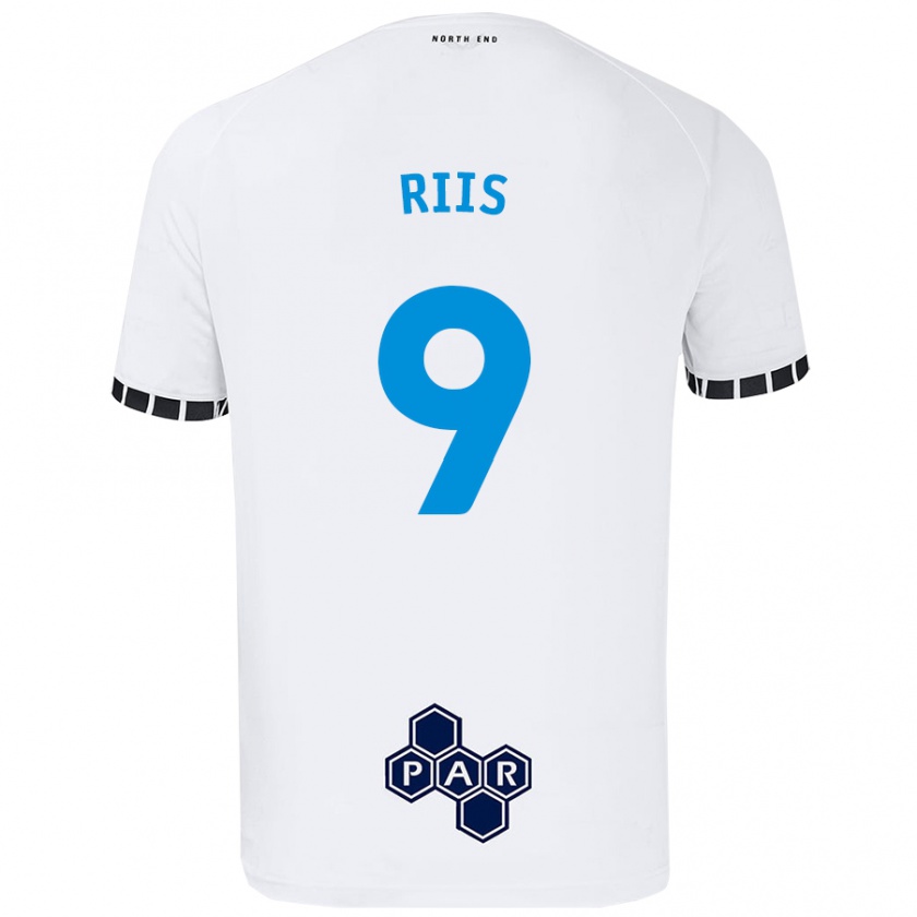 Kandiny Hombre Camiseta Emil Riis #9 Blanco 1ª Equipación 2024/25 La Camisa Chile