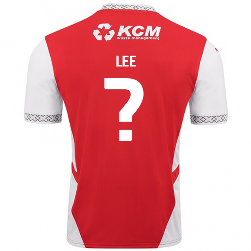 Kandiny Hombre Camiseta Cohen Lee #0 Rojo Blanco 1ª Equipación 2024/25 La Camisa Chile