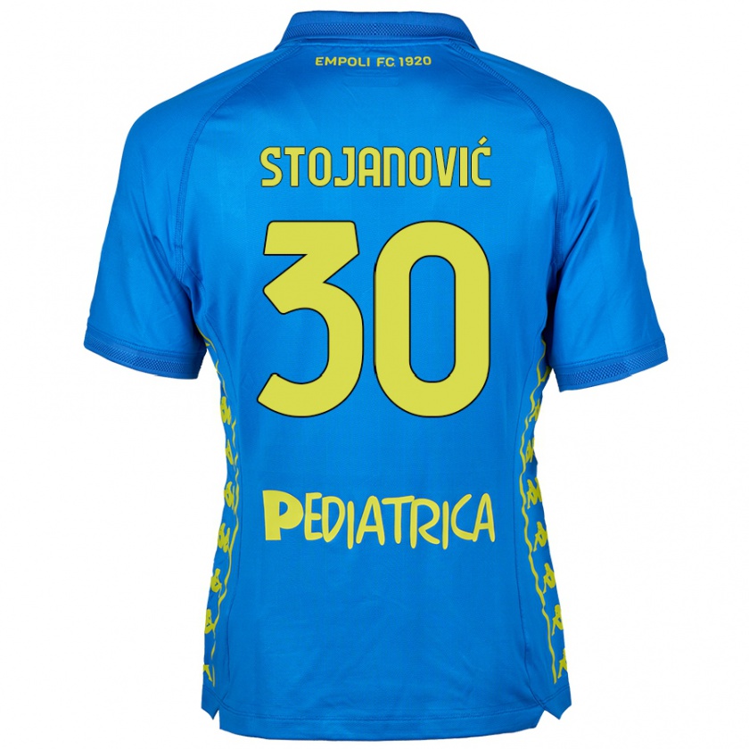 Kandiny Hombre Camiseta Petar Stojanović #30 Azul 1ª Equipación 2024/25 La Camisa Chile