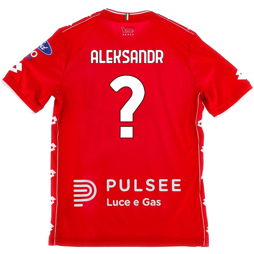 Kandiny Hombre Camiseta Aleksandr Ballabio #0 Rojo Blanco 1ª Equipación 2024/25 La Camisa Chile