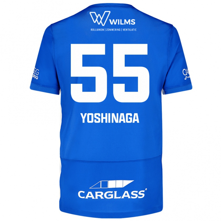 Kandiny Hombre Camiseta Yumeki Yoshinaga #55 Azul 1ª Equipación 2024/25 La Camisa Chile