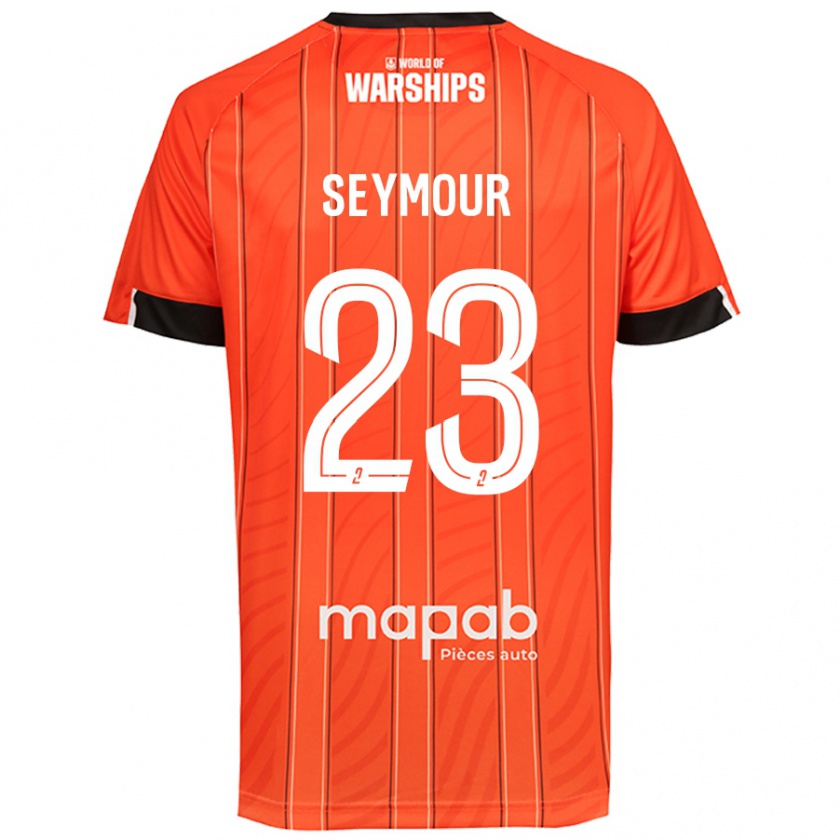 Kandiny Hombre Camiseta Brice Seymour #23 Naranja 1ª Equipación 2024/25 La Camisa Chile