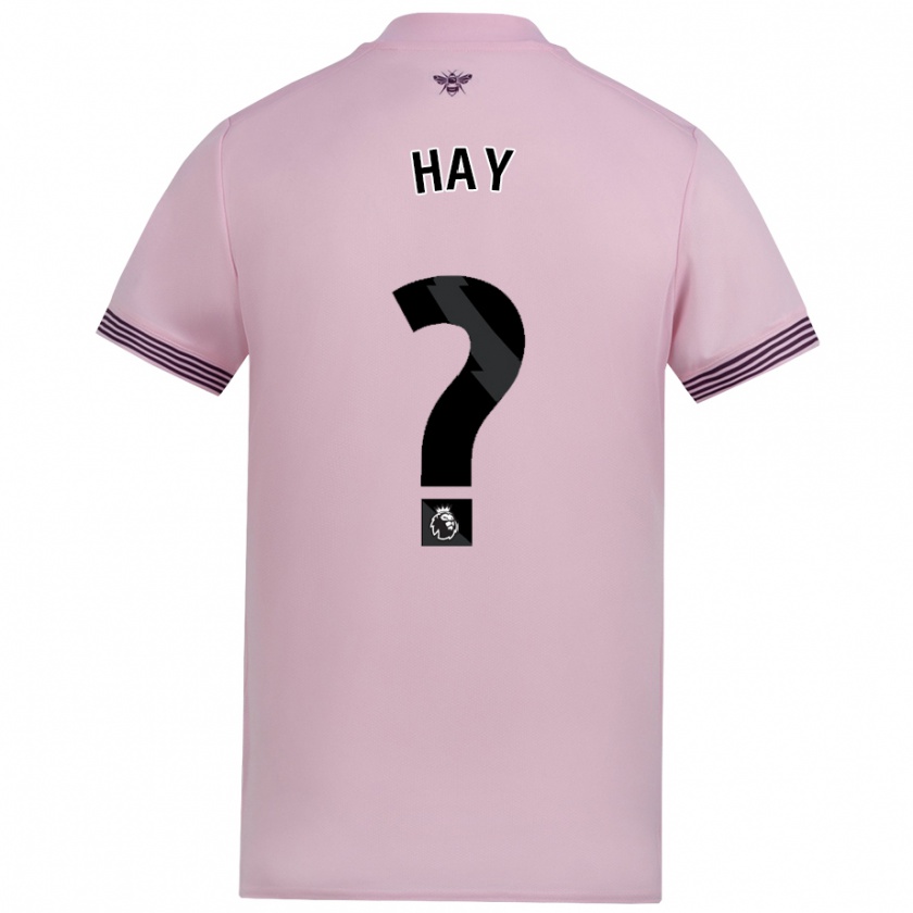 Kandiny Hombre Camiseta Ashley Hay #0 Rosa 2ª Equipación 2024/25 La Camisa Chile