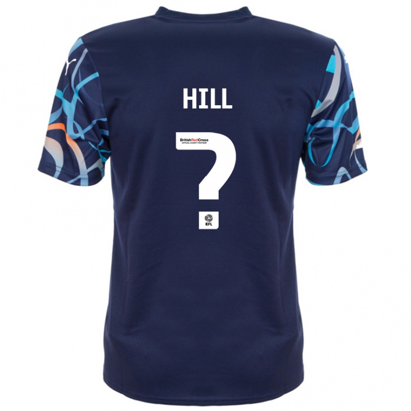 Kandiny Hombre Camiseta Tyler Hill #0 Azul Marino 2ª Equipación 2024/25 La Camisa Chile