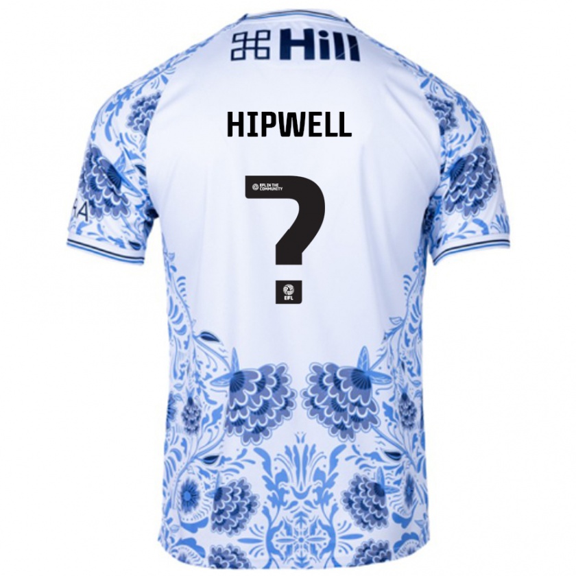 Kandiny Hombre Camiseta Reece Hipwell #0 Blanco Azul 2ª Equipación 2024/25 La Camisa Chile