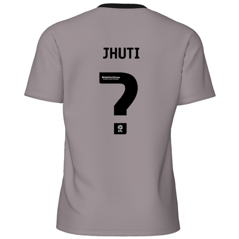 Kandiny Hombre Camiseta Reece Jhuti #0 Gris 2ª Equipación 2024/25 La Camisa Chile