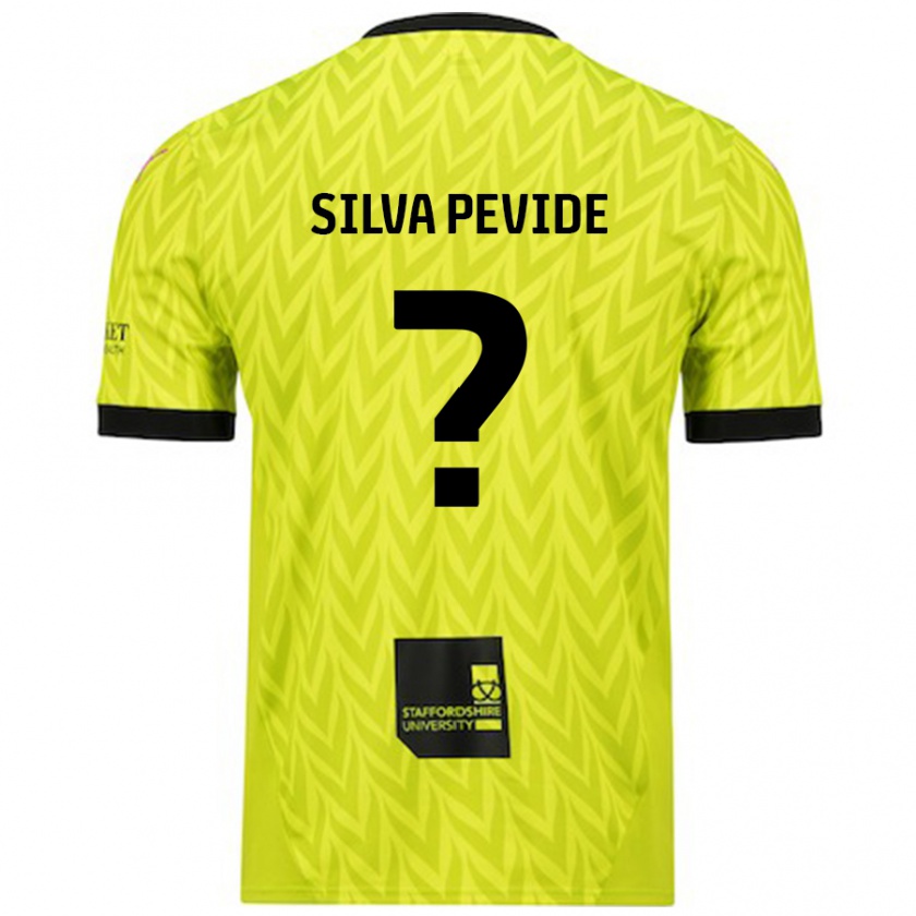 Kandiny Hombre Camiseta Joao Silva Pevide #0 Verde Fluorescente 2ª Equipación 2024/25 La Camisa Chile