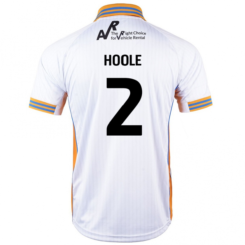 Kandiny Hombre Camiseta Luca Hoole #2 Blanco 2ª Equipación 2024/25 La Camisa Chile