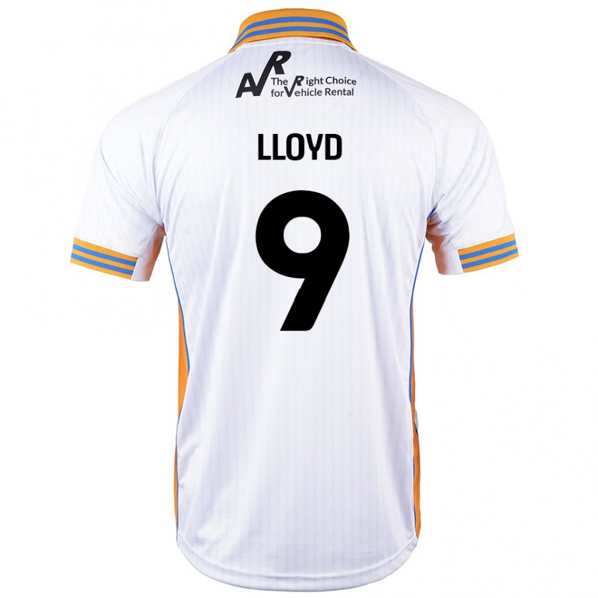 Kandiny Hombre Camiseta George Lloyd #9 Blanco 2ª Equipación 2024/25 La Camisa Chile