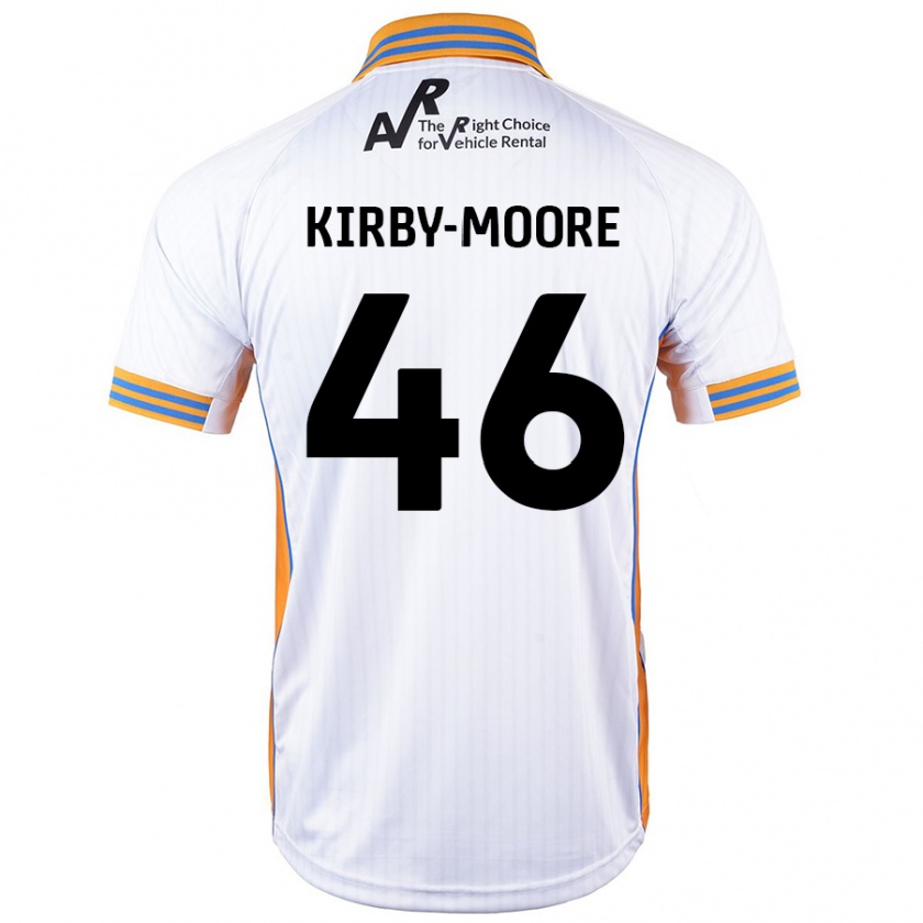 Kandiny Hombre Camiseta Harvey Kirby-Moore #46 Blanco 2ª Equipación 2024/25 La Camisa Chile