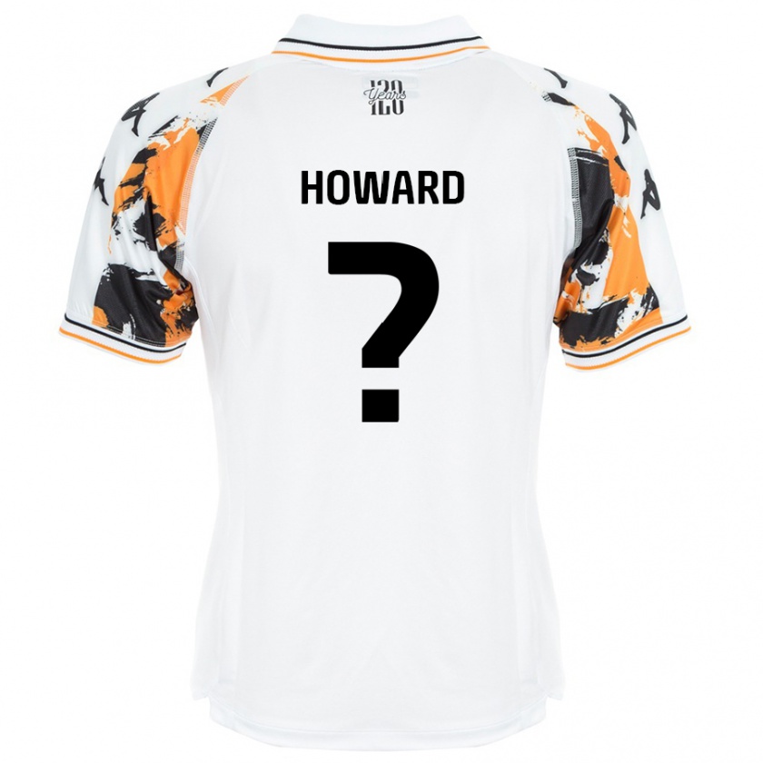 Kandiny Hombre Camiseta Archie Howard #0 Blanco 2ª Equipación 2024/25 La Camisa Chile