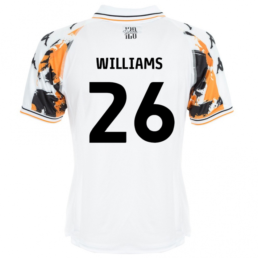 Kandiny Hombre Camiseta Annabel Williams #26 Blanco 2ª Equipación 2024/25 La Camisa Chile