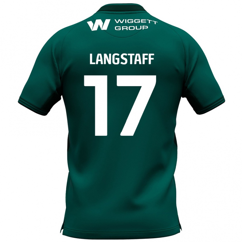 Kandiny Hombre Camiseta Macaulay Langstaff #17 Verde 2ª Equipación 2024/25 La Camisa Chile