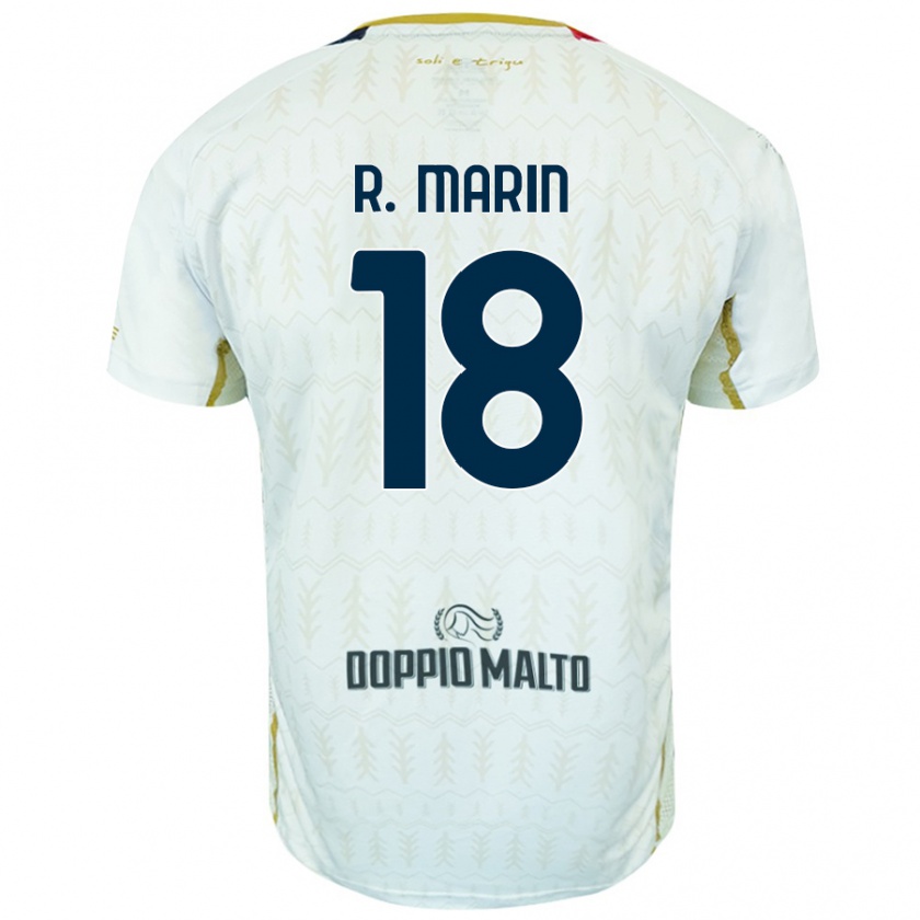 Kandiny Hombre Camiseta Răzvan Marin #18 Blanco 2ª Equipación 2024/25 La Camisa Chile